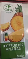 100% pur jus ananas