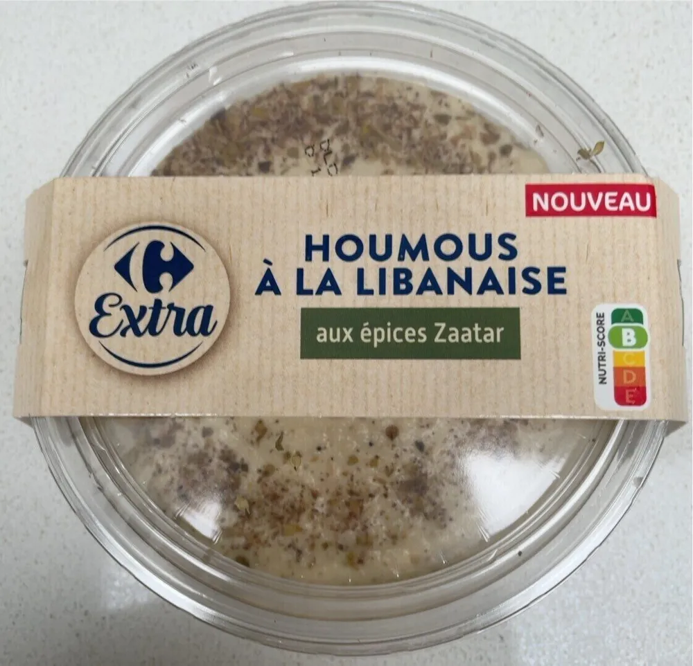 Houmous a la libanaise aux epices zaatar