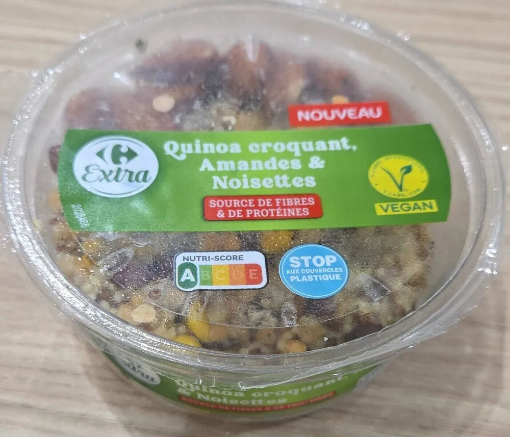 Quinoa croquant amandes et noisettes