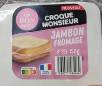 Croque Monsieur jambon fromage
