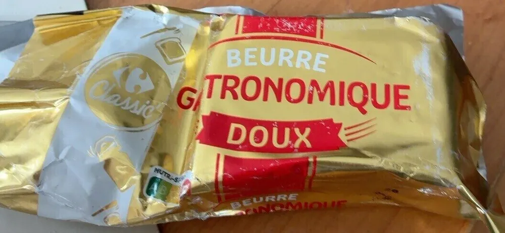 Beurre gastronomique doux