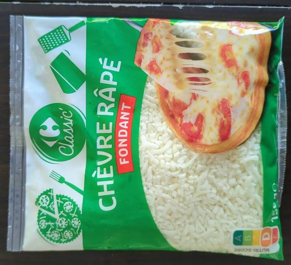 Chèvre râpé fondant