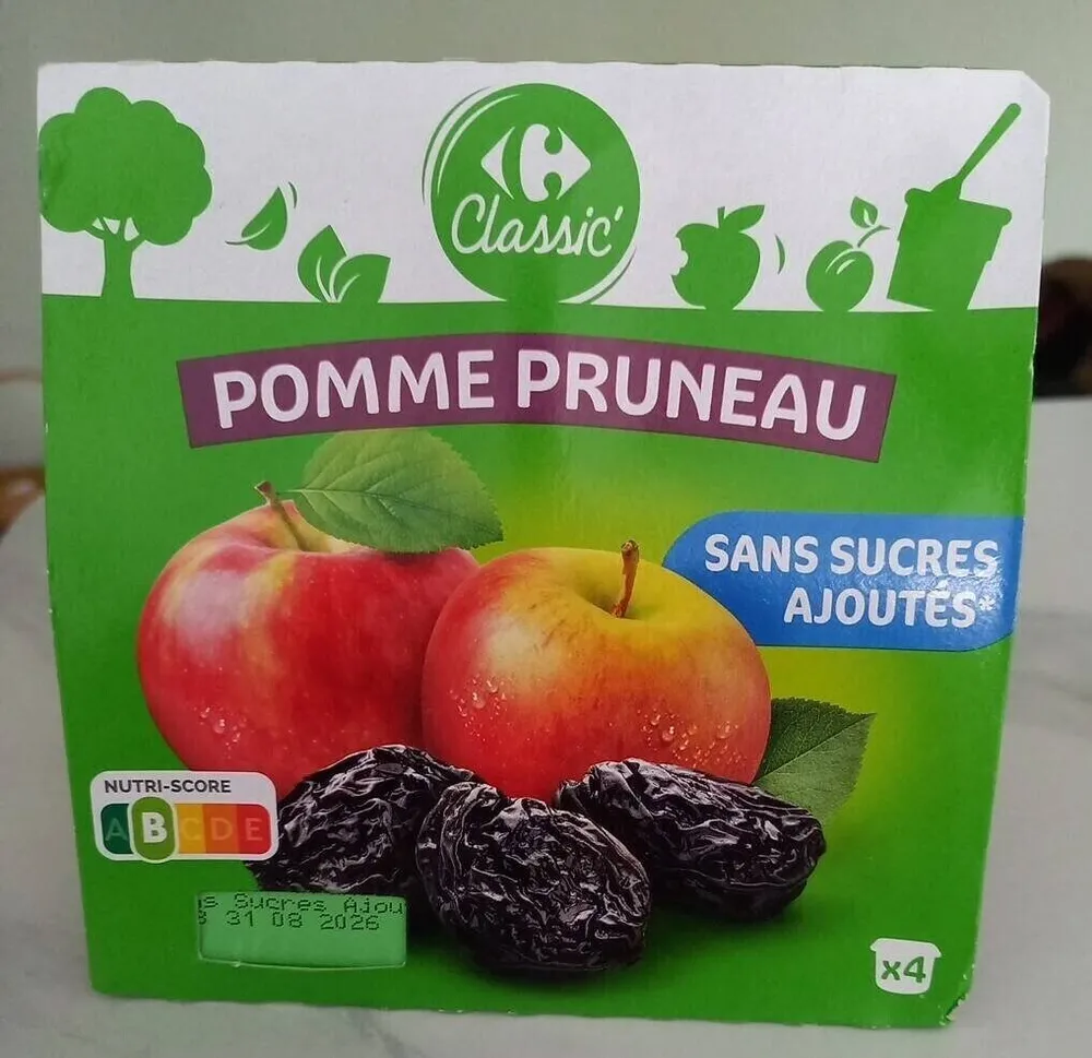 Compote pomme pruneau