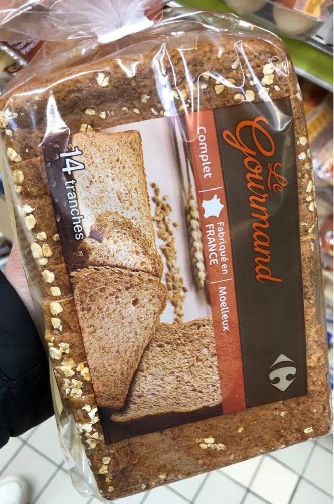 Pain de mie complet le gourmand