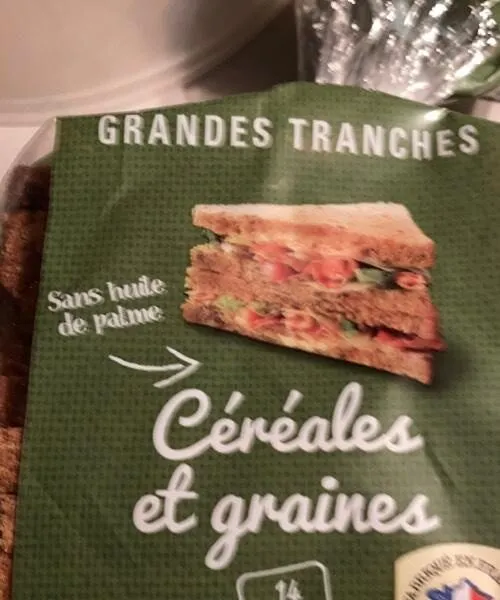 Pain  de mie céréales et graines