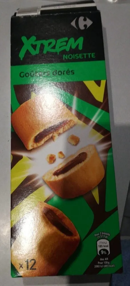 Goûters dores noisette