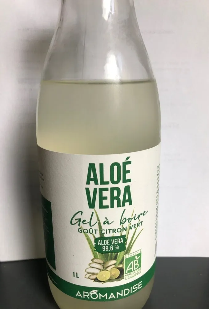 Aloé Vera Gel à boire goût citron vert
