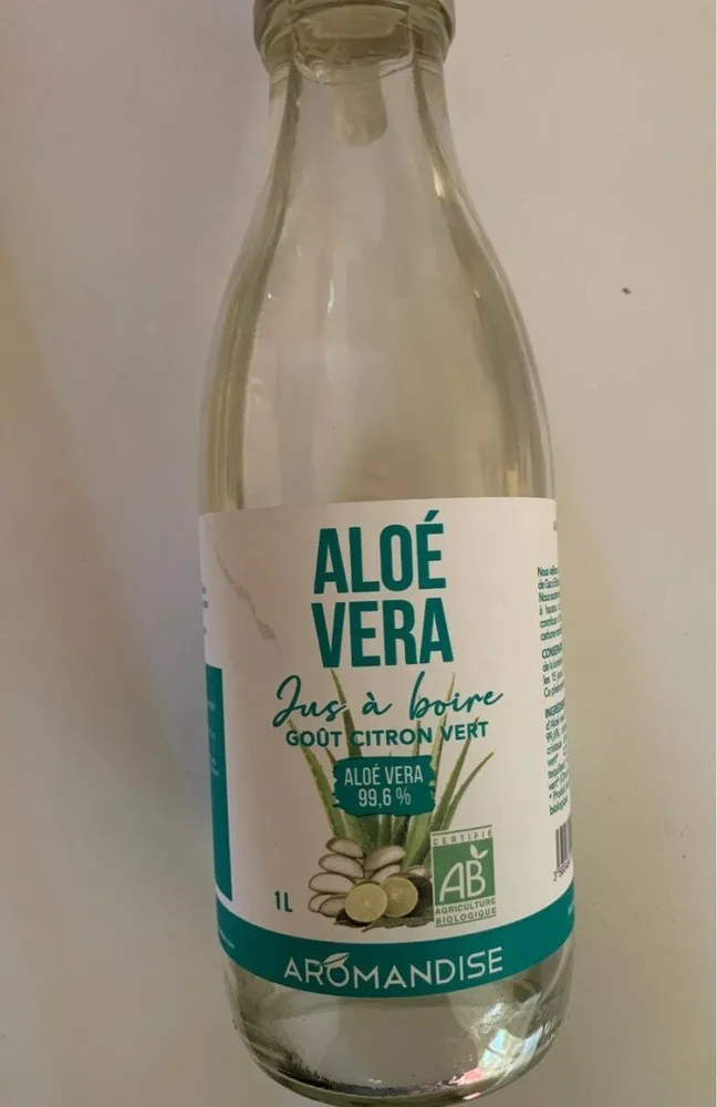 Aloé Vera jus à boire goût citron vert
