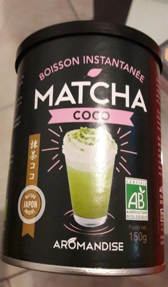 Boisson instantanée Matcha coco