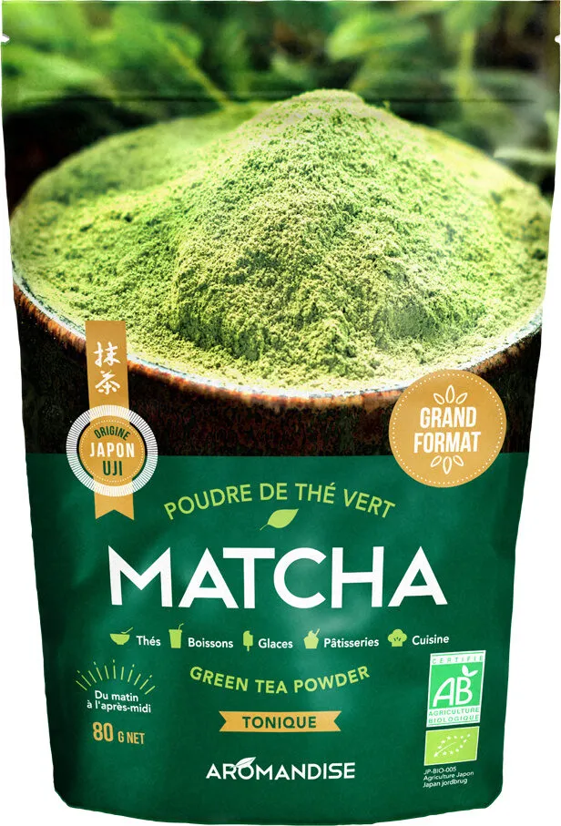 Poudre de thé vert au Matcha