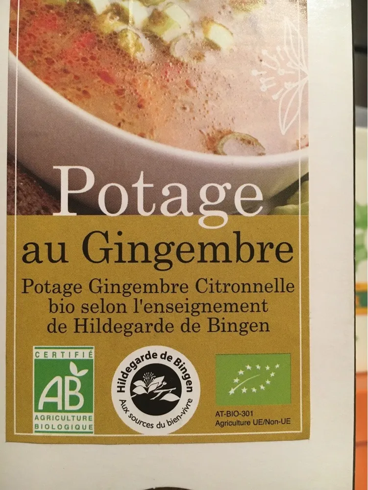 Potage au Gingembre