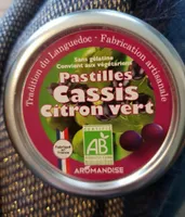 Pastilles cassis citron vert