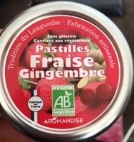 Pastilles fraise gingembre