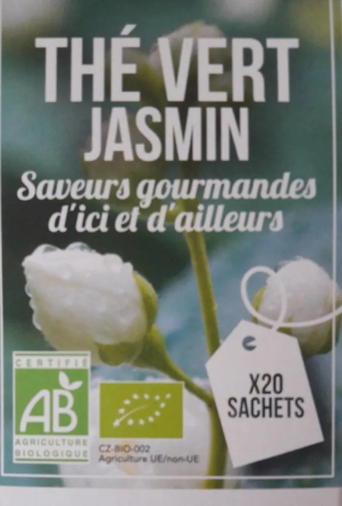 Aromandise Thé Vert Jasmin Bio - Boîte De