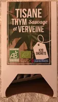 Tisane Thym Sauvage Et Verveine Bio - 20 Sachets - Aromandise