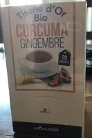 Tisane  d’or bio CURCUMA  GINGEMBRE