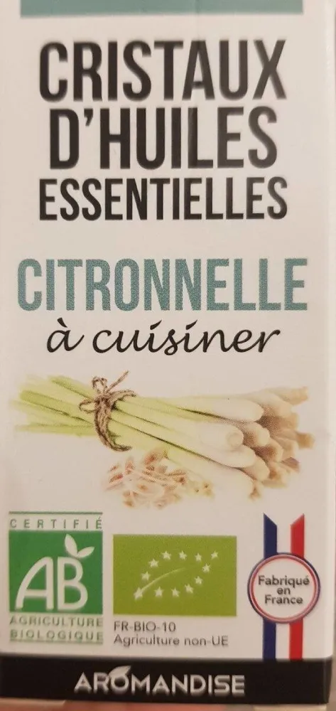 Cristaux d huiles essentielles citronelle