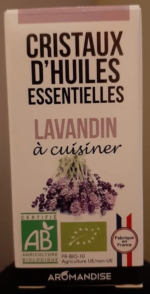 Cristaux d'huiles essentielles lavandin à cuisiner