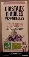 Cristaux d'huiles essentielles lavandin à cuisiner