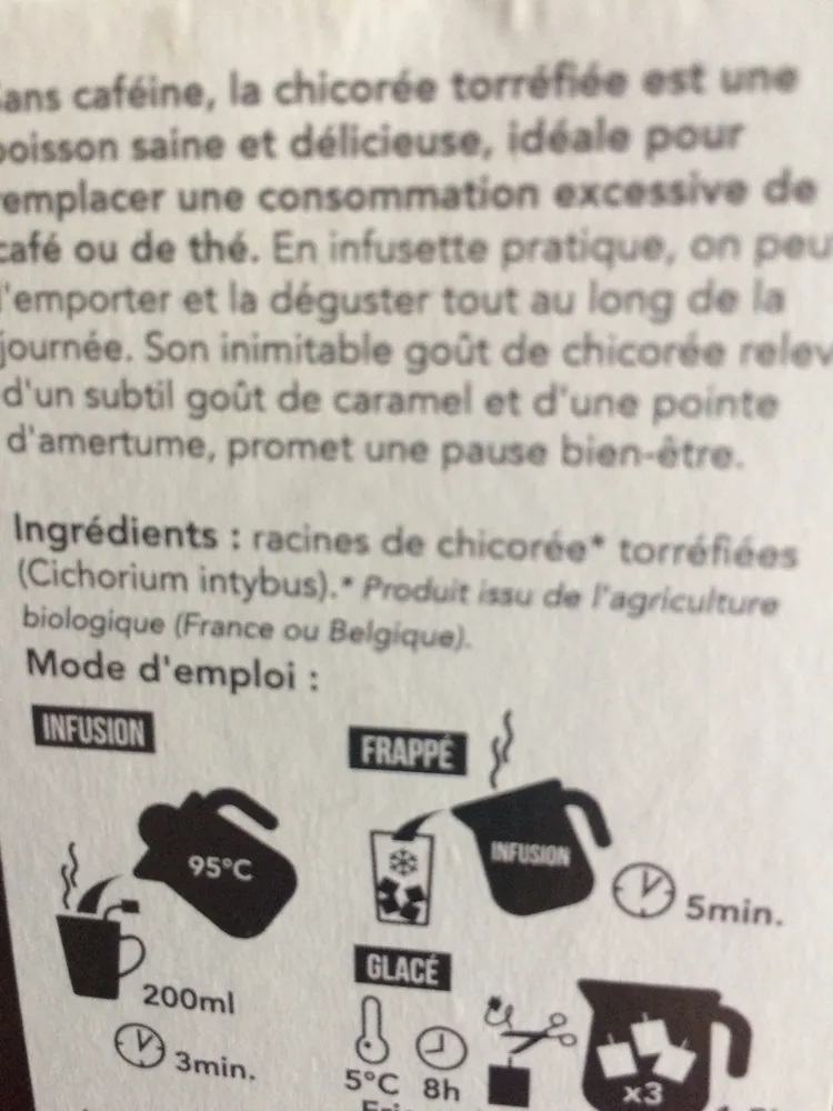Chicorée Torréfiée Bio - 20 Sachets - Aromandise