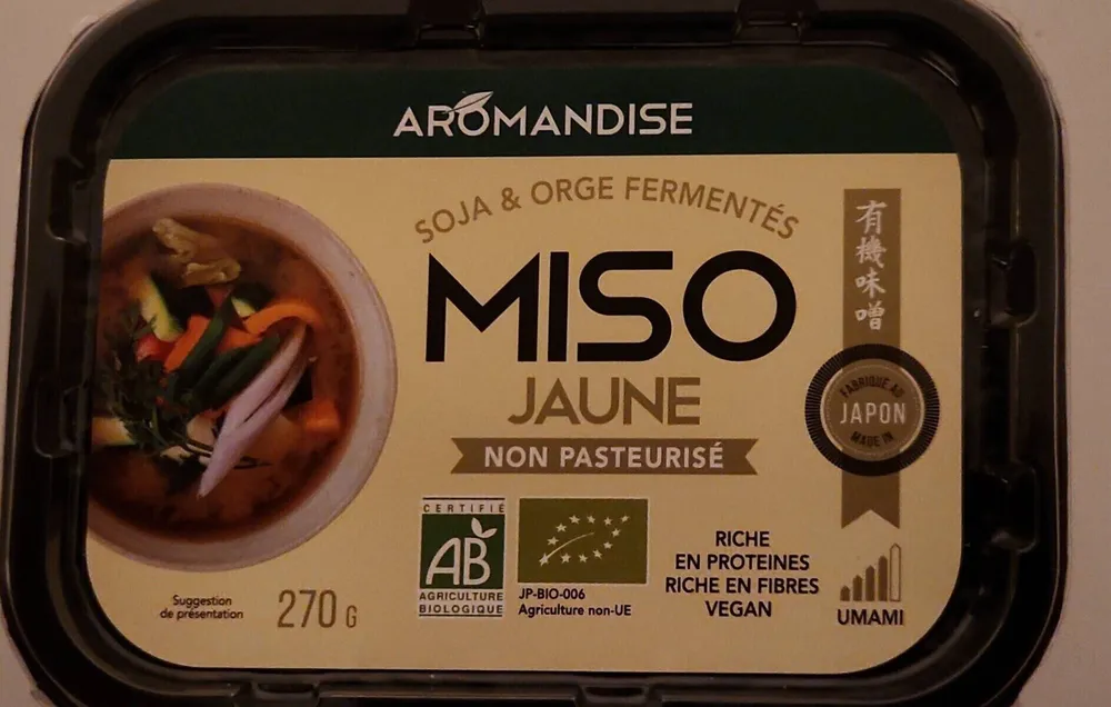 Miso Jaune non pasteurisé