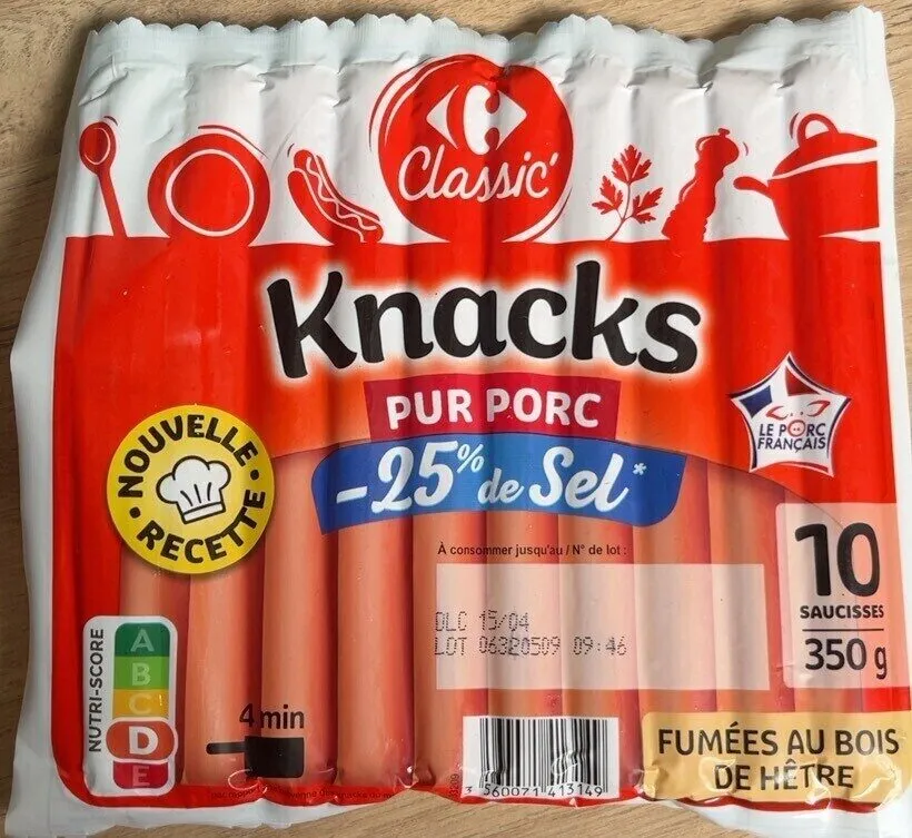Knakcs pur porc