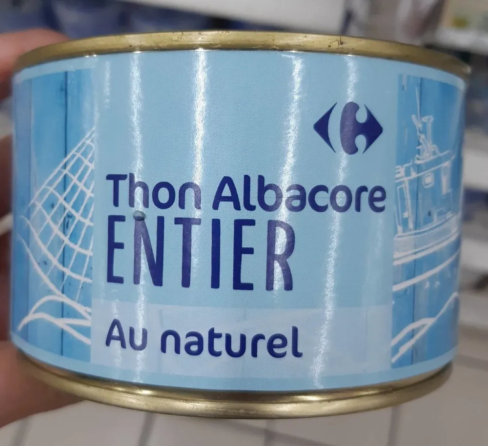 Thon albacore entier