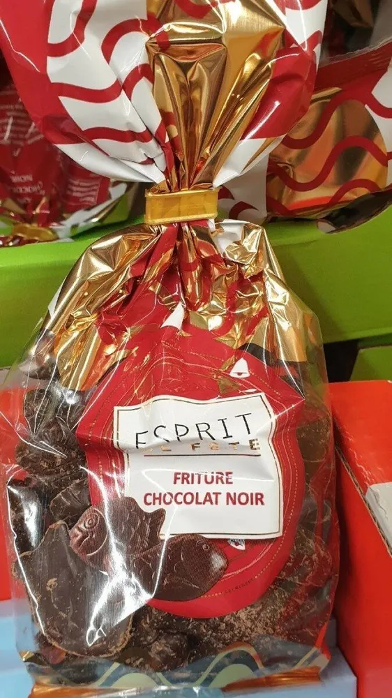 Poissons friture chocolat boir