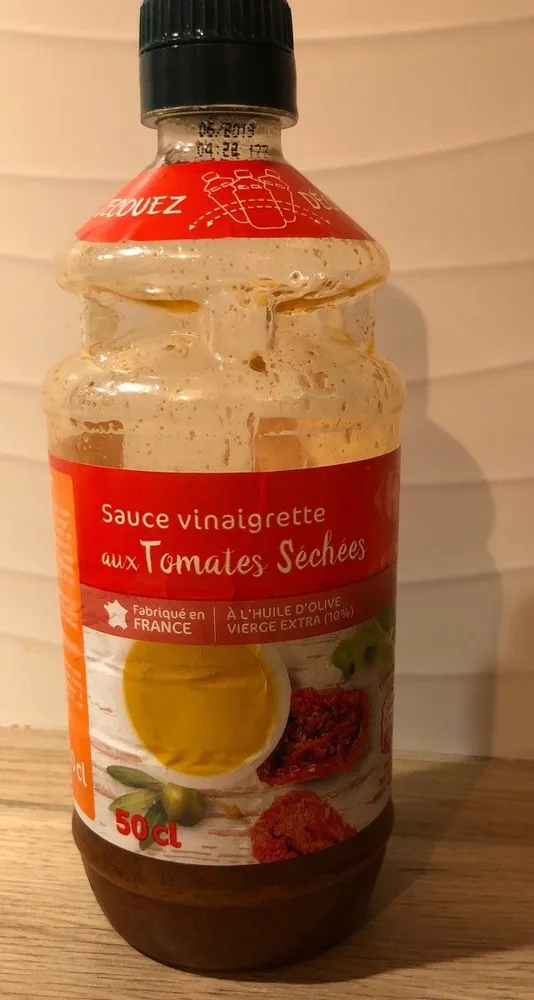 Sauce vinaigrette aux tomates sechees