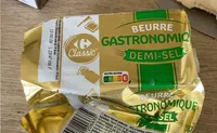 Beurre gastronomique demi-sel