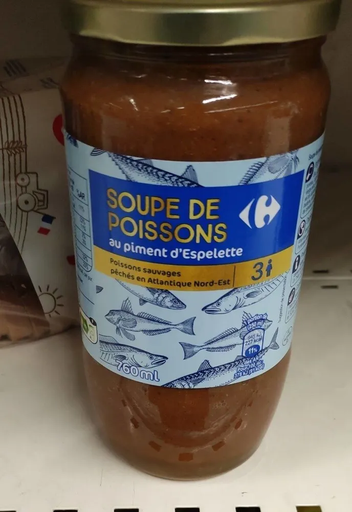 Soupe de poisson au piment d'Espelette