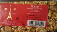 Tablette cacahuètes