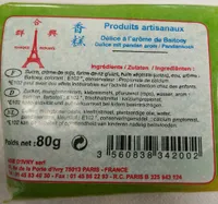Gâteau Riz Gluant Délice Bai Toey