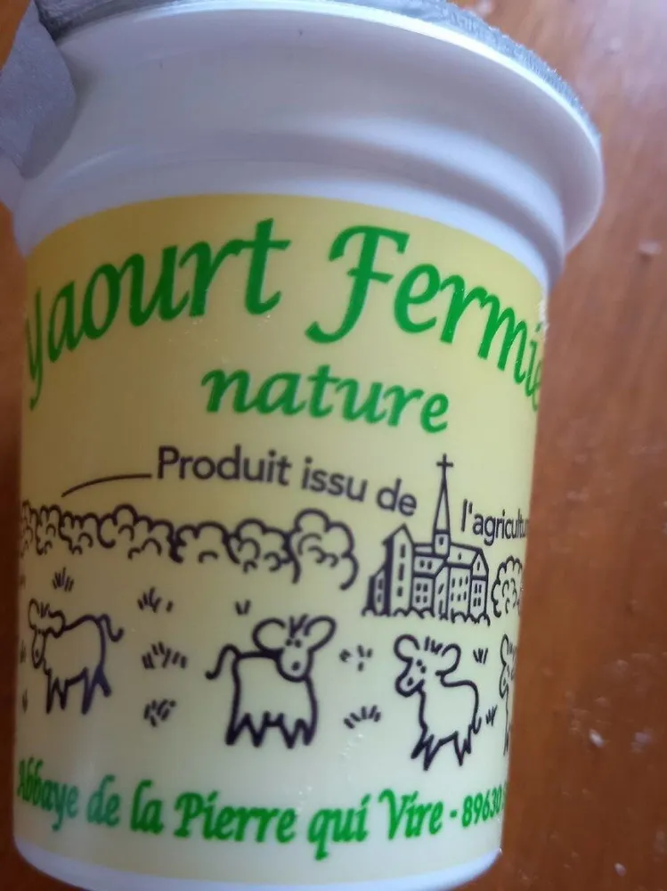 Yaourt fermier nature