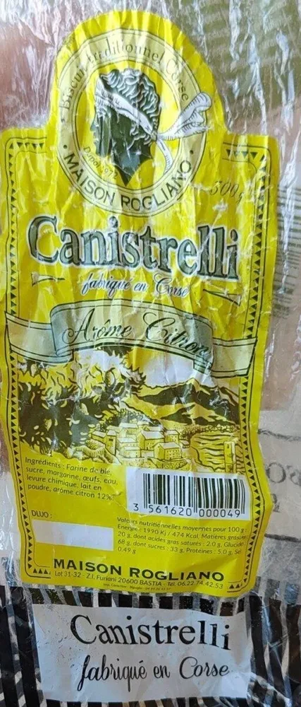Canistrelli citron