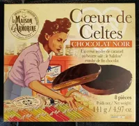 Coeur de celtes chocolat noir