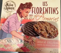 Les florentins Chocolat au lait - écorces d'orange