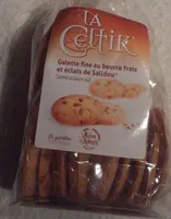 Galette fine au beurre frais et eclats de salidou la celtik