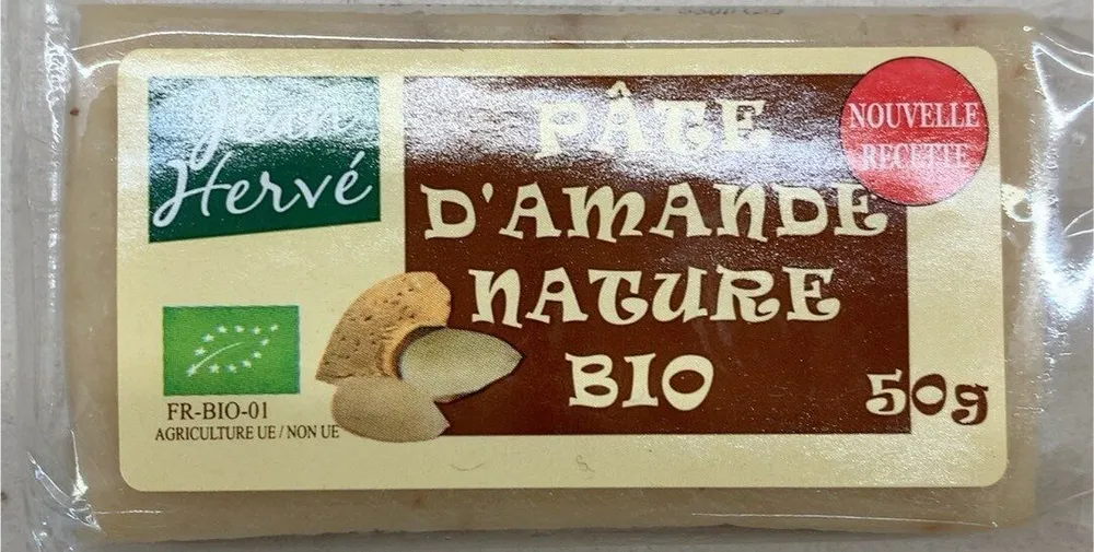 Pâte d’amande nature