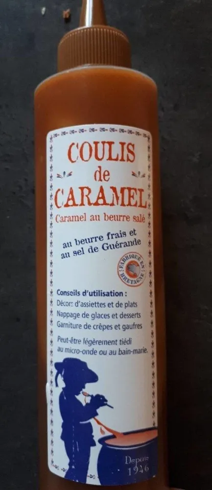 Coulis de caramel beurre sale