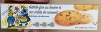 Galette fine au beurre et aux eclats de caramel