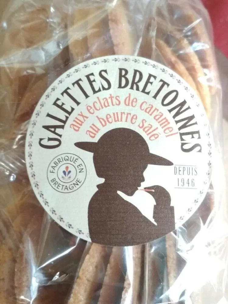 Galette bretonnes aux éclats de caramel au beurre salé
