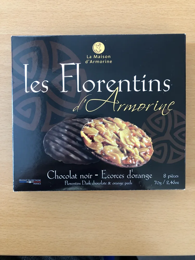 Florentins Chocolat Noir - Orange