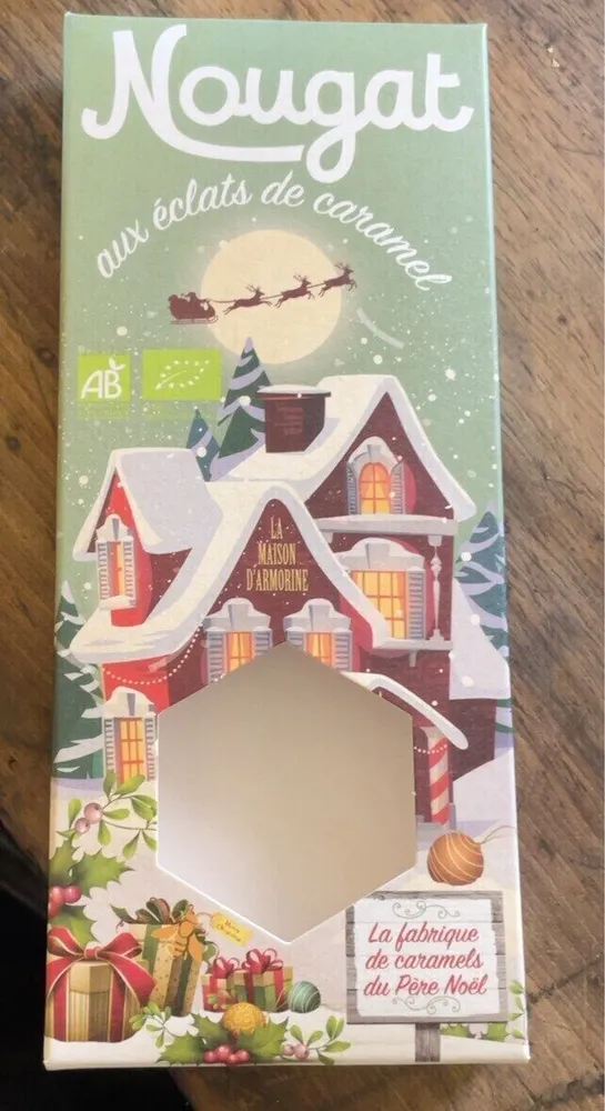 Nougat aux éclats de caramel