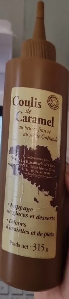 Coulis caramel