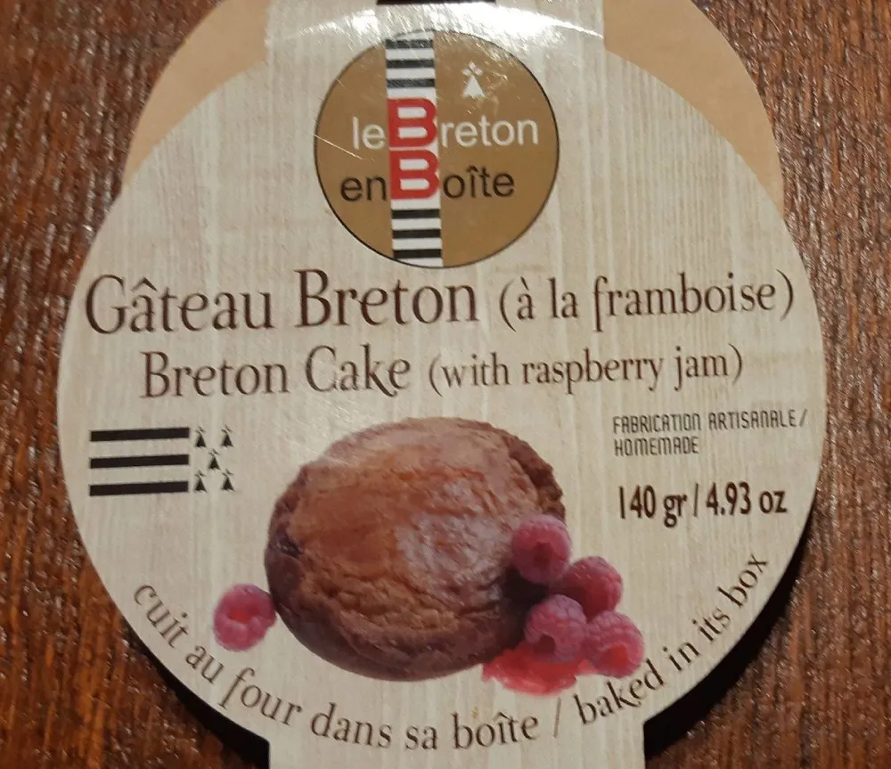 Gateau breton ( à la framboise)