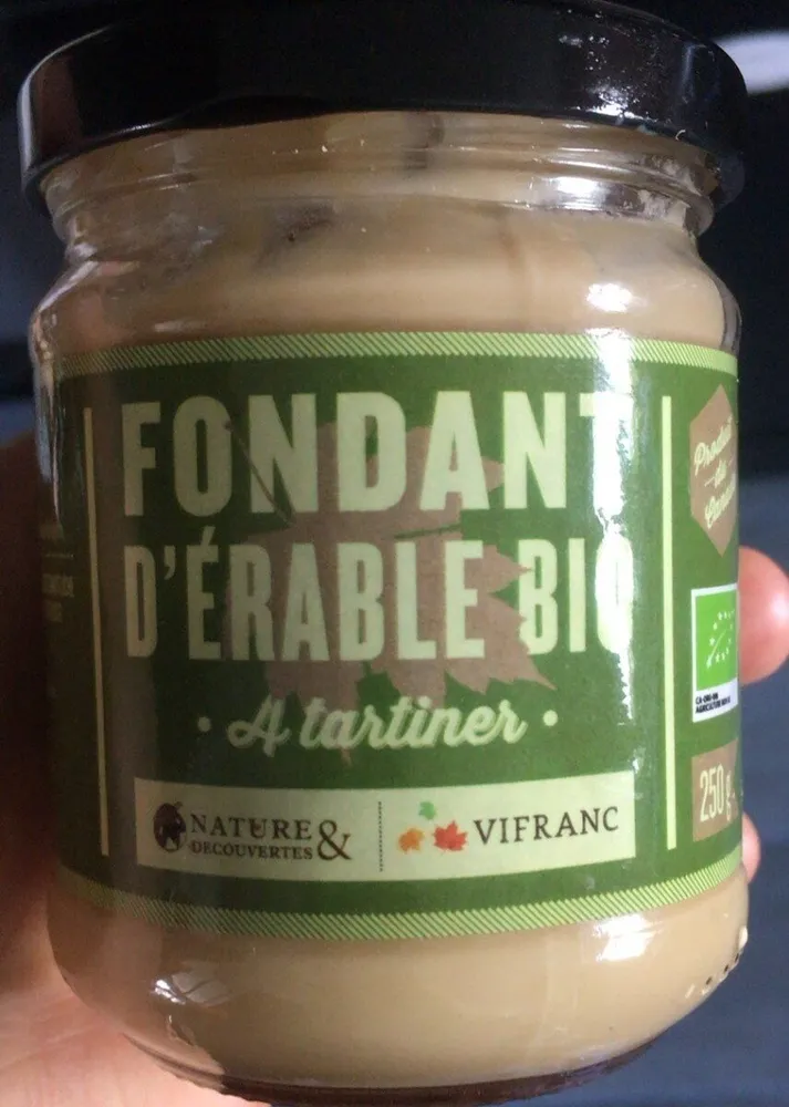Fondant d’erable bio
