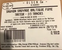 Saumon sauvage baltique fumé