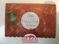 Dés de saumon fumé