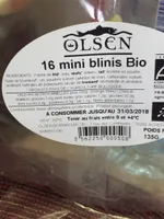 Mini blinis bio